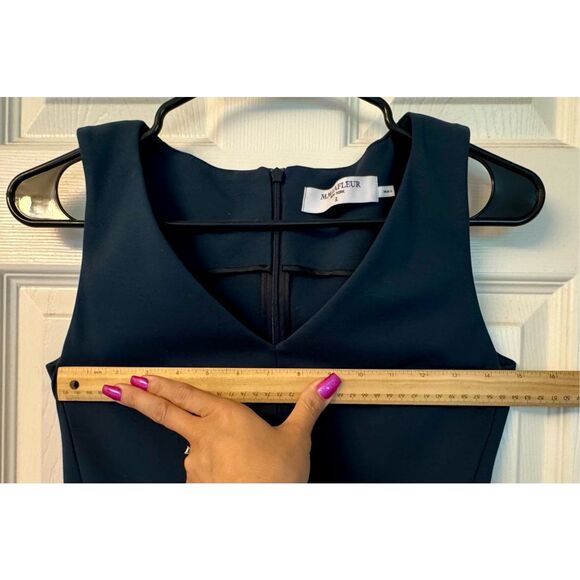 MM Lafleur Teal Mini Dress - Picture 10 of 11